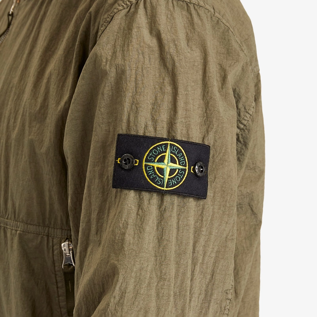 Stone Island Men's Nylon Metal Watro-TC ECONYL Bomber Jacket Military Green